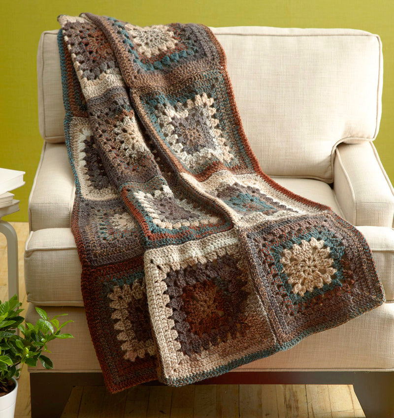 Granny Throw Pattern (Crochet) - Version 2