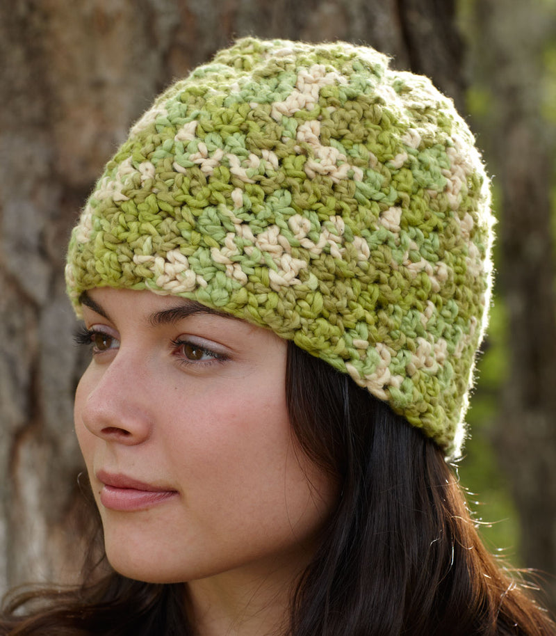 Organic Green Hat Pattern (Crochet)