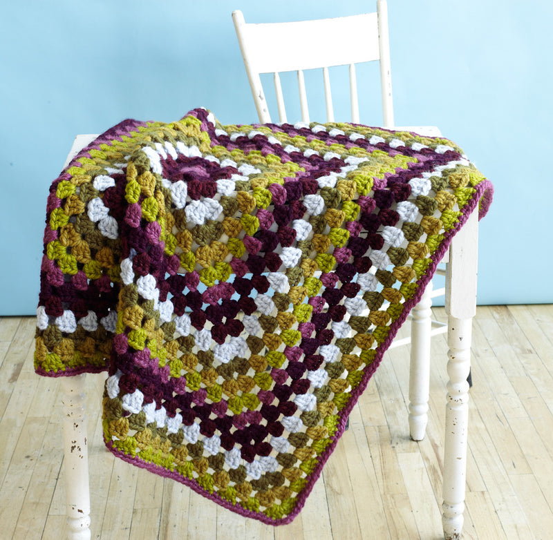 Pansy Patch Throw (Crochet)