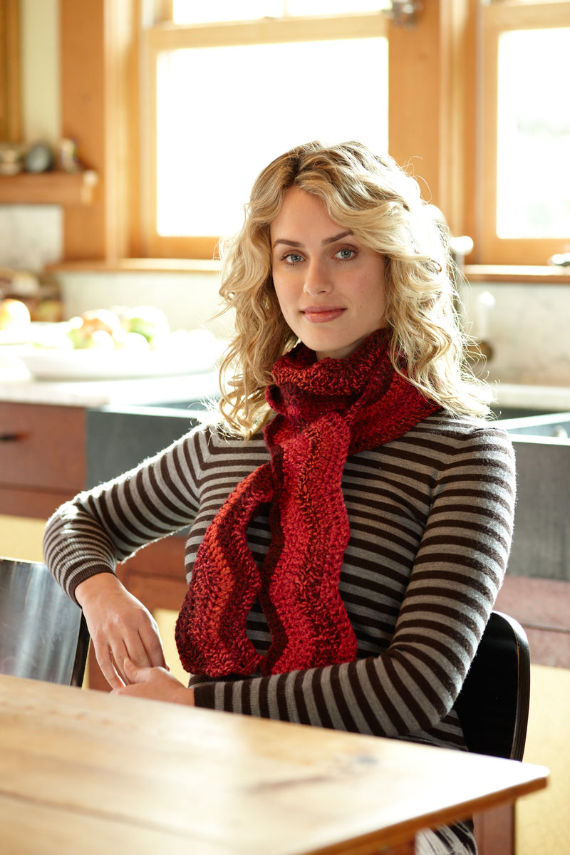 Berry Compote Scarf Pattern (Crochet)