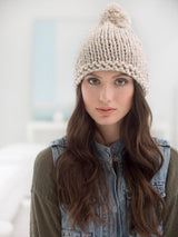 Radiant Hat Pattern (Knit) - Version 1 – Lion Brand Yarn