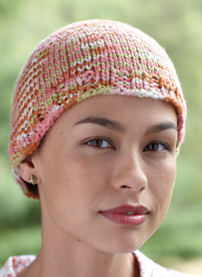 Serene and Natural Hat (Knit) – Lion Brand Yarn