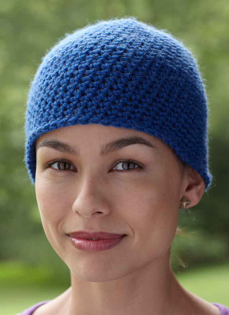 Comforting Blue Cap (Crochet)