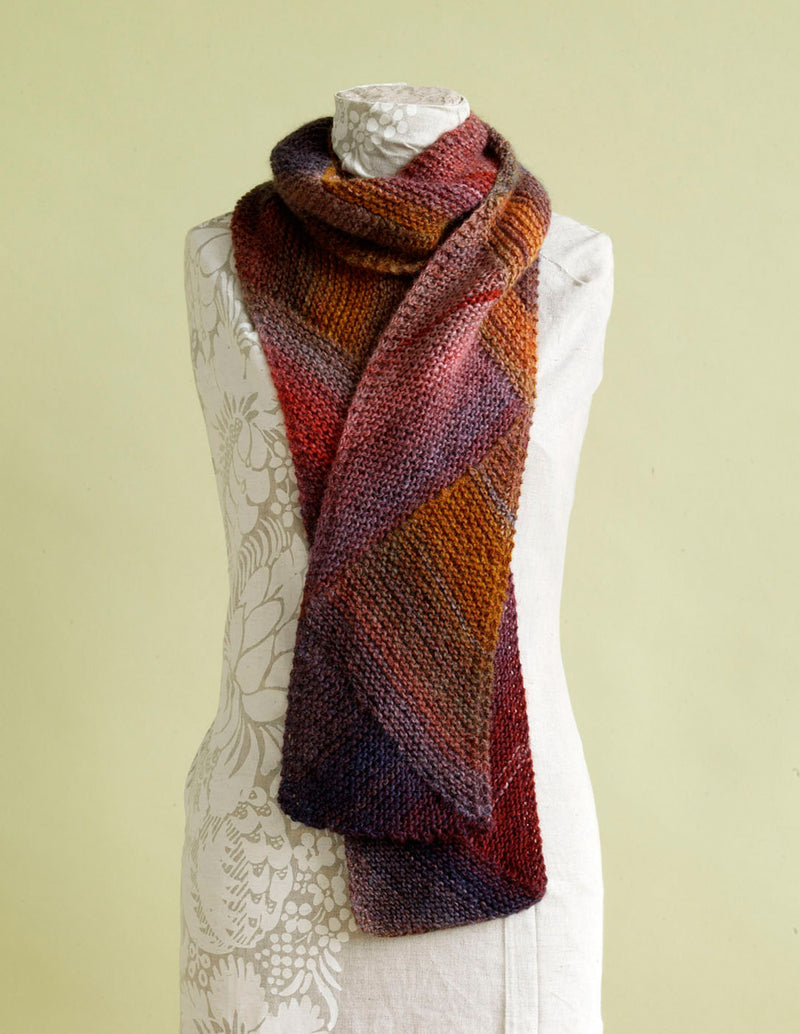 Directional Colors Scarf Pattern (Knit) - Version 1