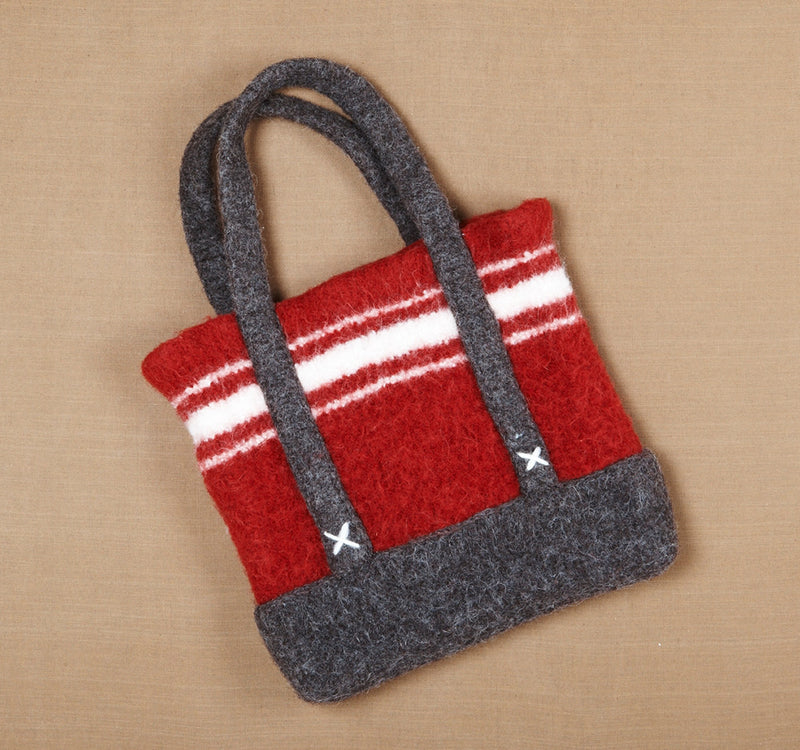 Loom Knit And Felted Bag