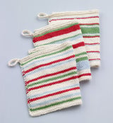 Knit Striped Dishcloths - Version 2 thumbnail