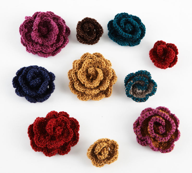 Crocheted Flowers Pattern