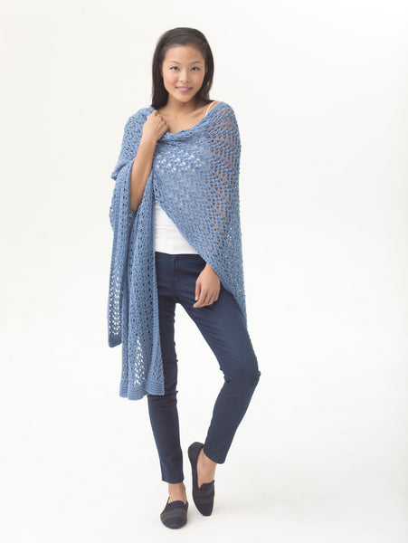 Knit Spring Ruana – Lion Brand Yarn
