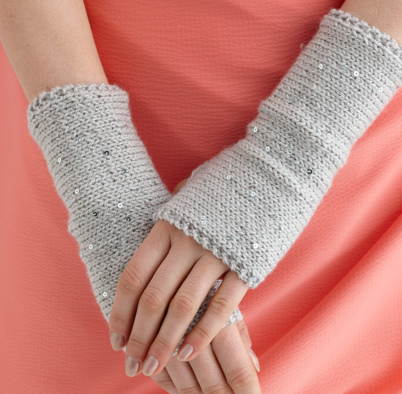 Sparkling Knit Wristers