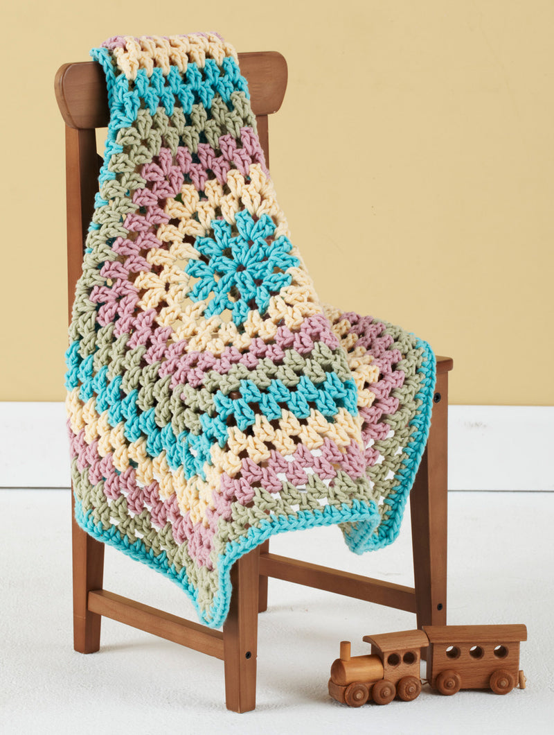 Granny Hexagon Baby Blankie Pattern (Crochet)