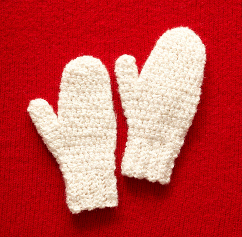 Frosty Mittens Pattern (Crochet)