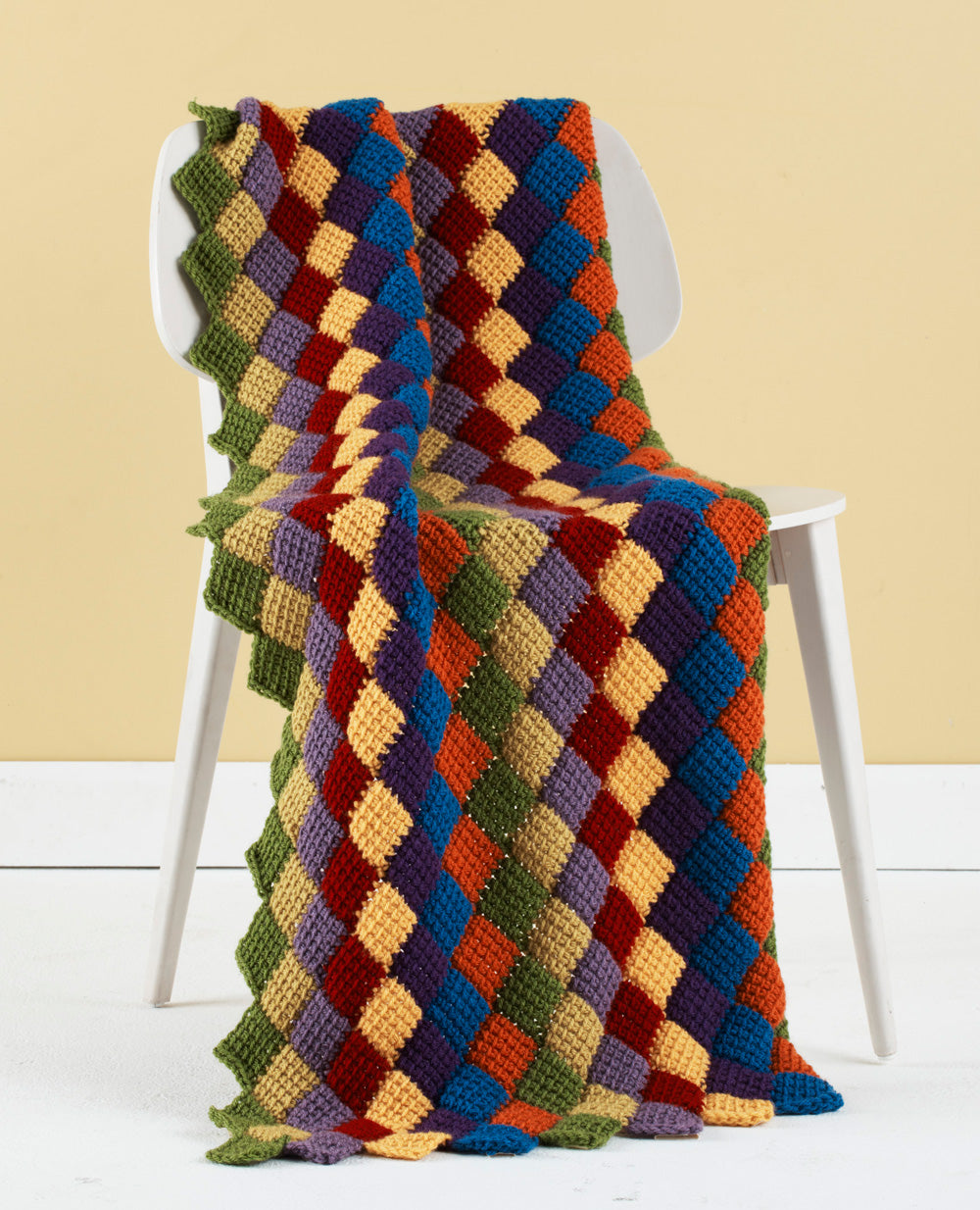 Entrelac Baby Blanket (Loom) – Lion Brand Yarn