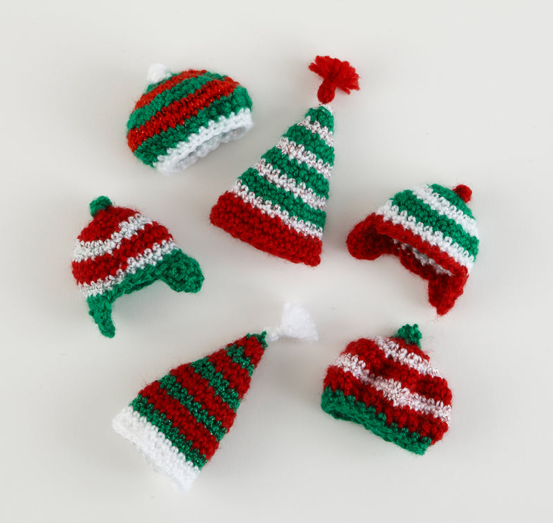Wee Winter Hat Ornaments (Crochet)