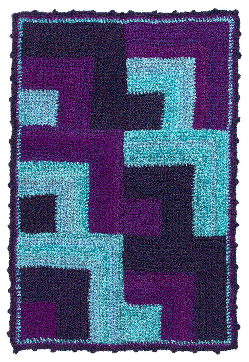 Mega Miters Afghan (Crochet)