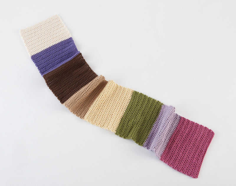 Color Block Scarf (Crochet) - Version 1