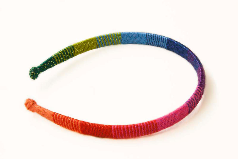 Rainbow Gradation Headband Pattern (Crafts)