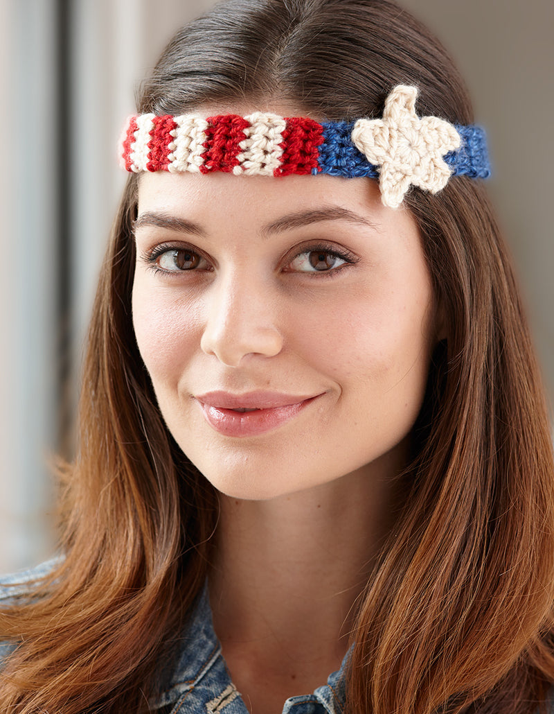 Flag Headband Pattern (Crochet)