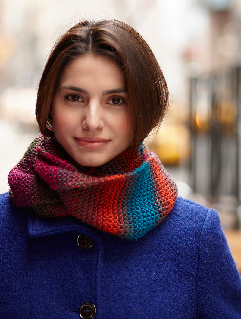 Twisted Color Cowl Pattern (Knit)