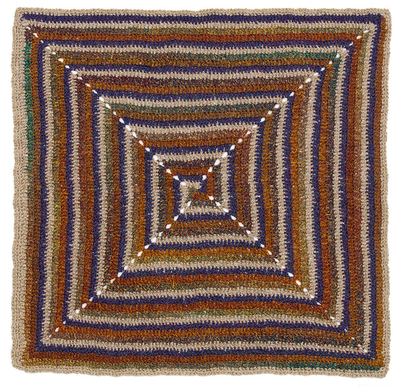 Radiant Spiral Afghan Pattern (Crochet)