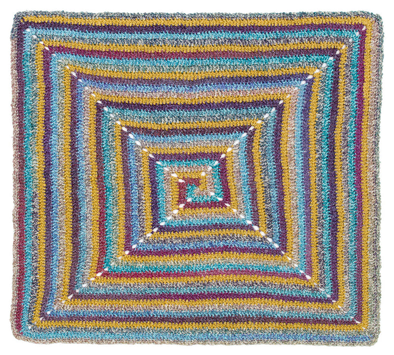 Spiraling Into Spring Afghan Pattern (Crochet)