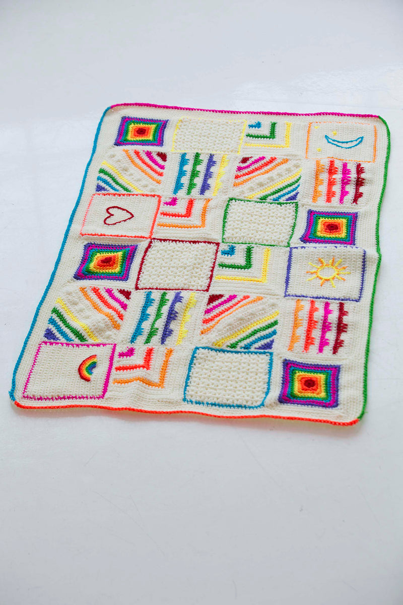 First Steps Sampler Baby Blanket Pattern (Crochet)