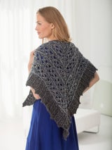 Two-Tone Shawl (Crochet) thumbnail