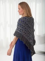 Two-Tone Shawl (Crochet) thumbnail