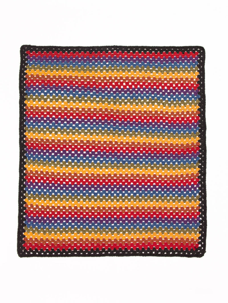 Happy Granny Stripe Afghan (Crochet) - Version 2