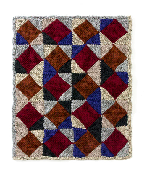 Diagonal Squares Throw (Knit) – Lion Brand Yarn