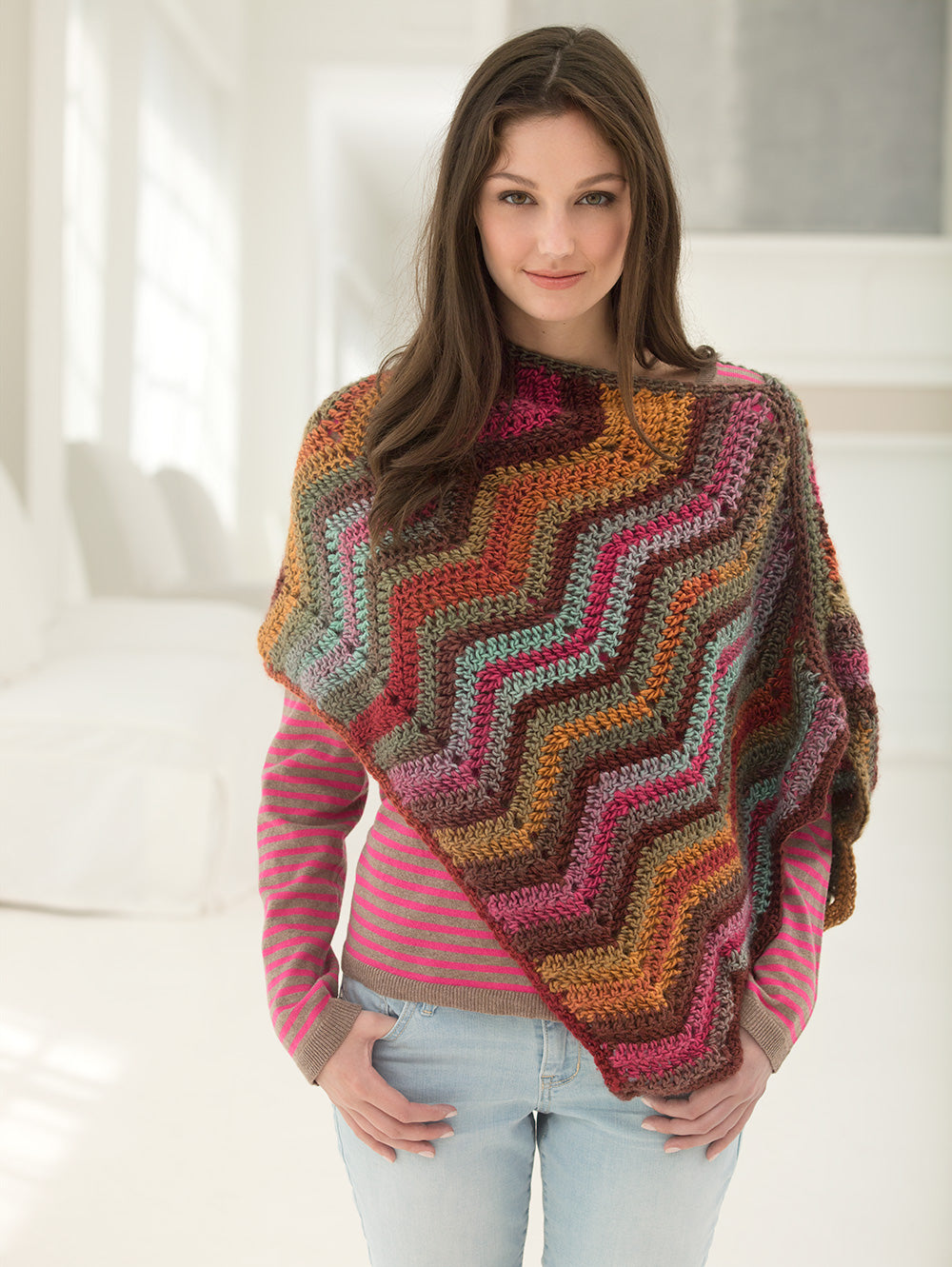 The Sunset Poncho Top main image 1