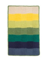 Texture Stripe Afghan (Crochet) thumbnail