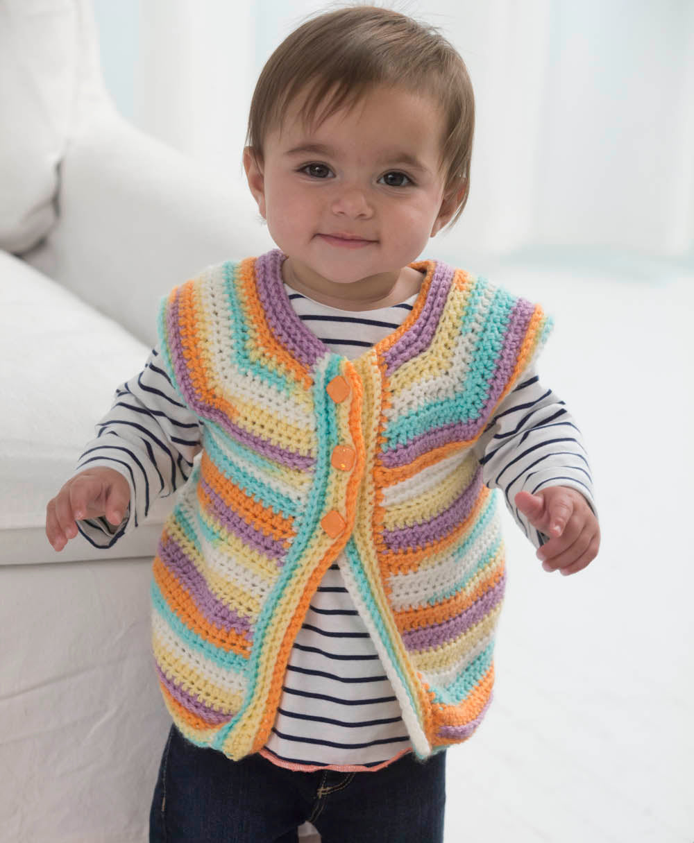 One Ball Wonder Vest (Crochet) – Lion Brand Yarn