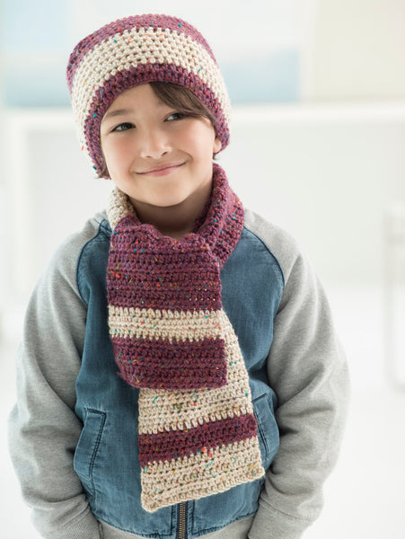 Next Generation Hat And Scarf (Crochet) - Version 2 – Lion Brand Yarn