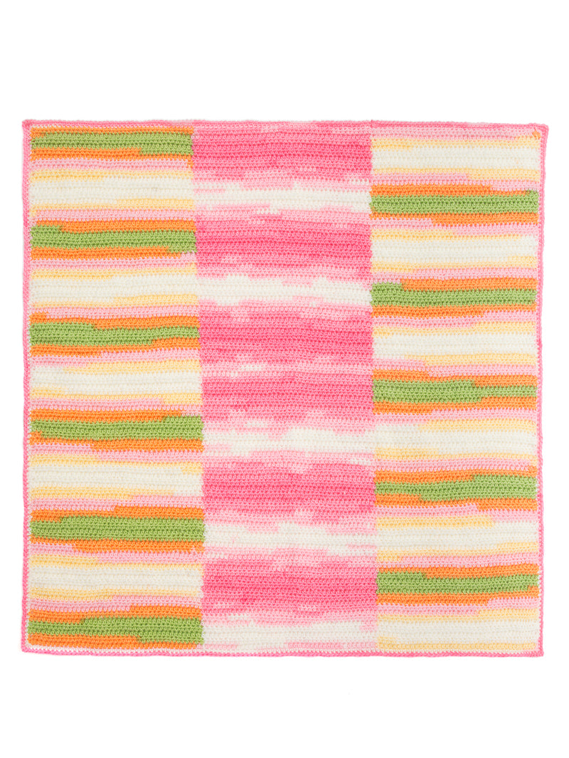 Sweetly Striped Blanket (Crochet)