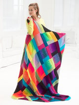Cosmic Rainbow Afghan (Knit) thumbnail