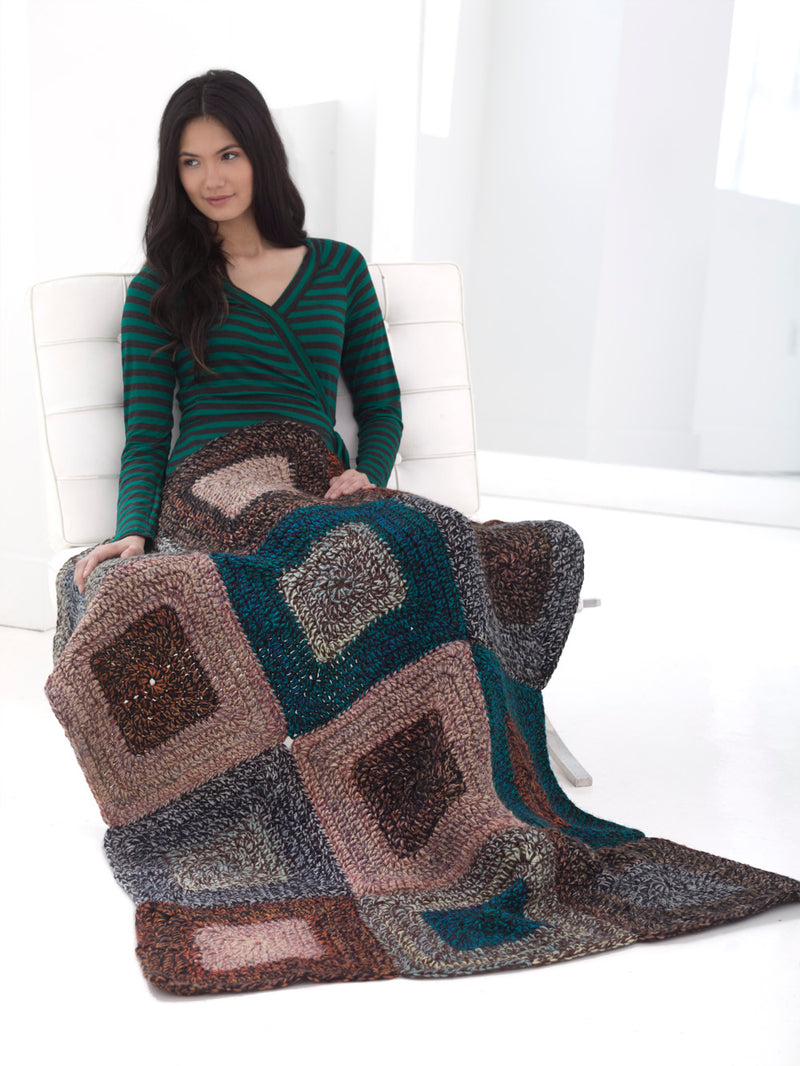 Stonework Afghan (Crochet)