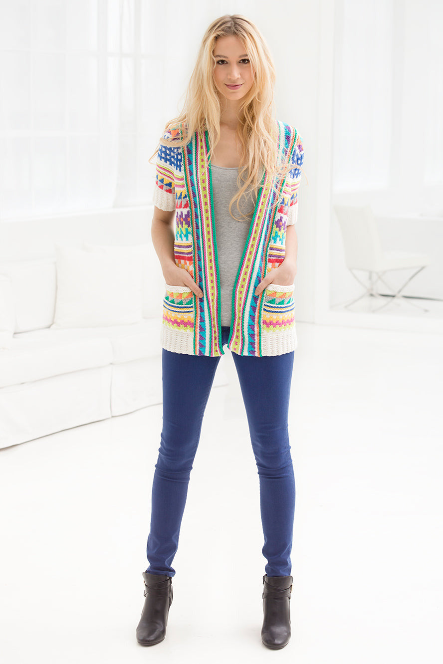 Calypso Cardigan (Knit) Version – Lion Brand Yarn
