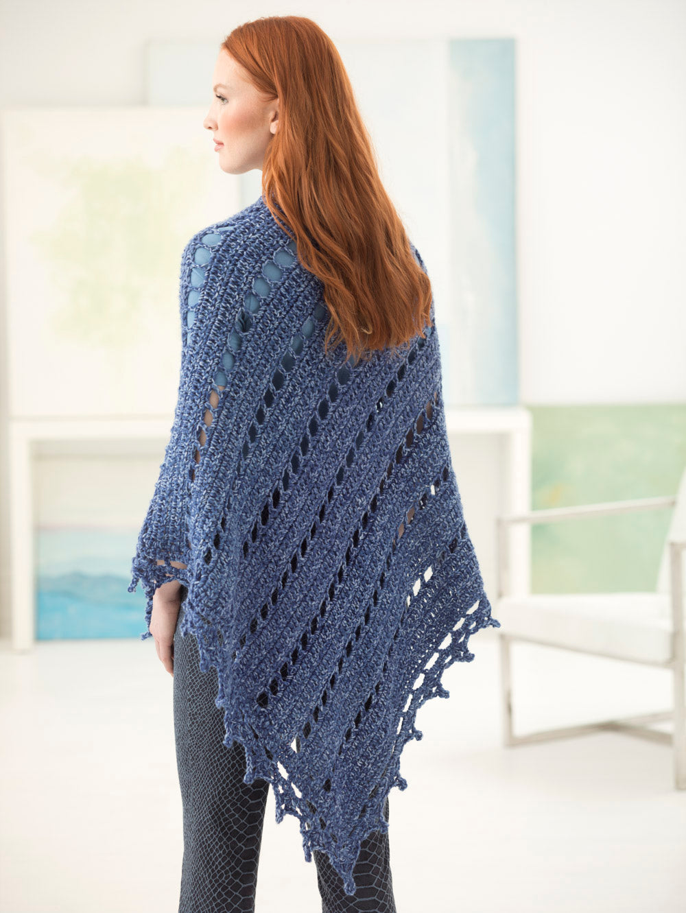 Everyday Eyelets Shawl (Crochet) – Lion Brand Yarn