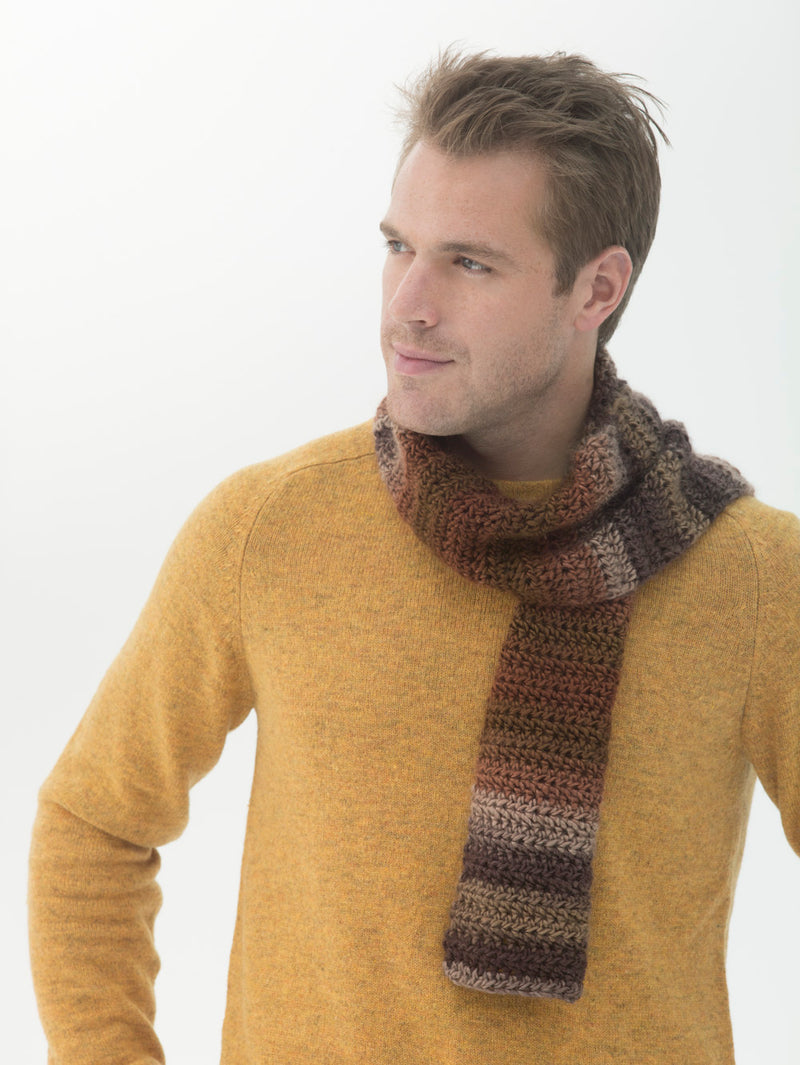 Happy #Scarfie (Crochet) – Lion Brand Yarn