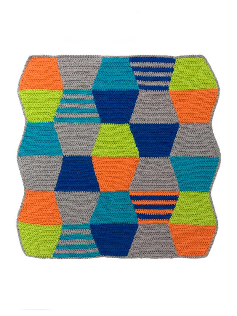 Color Bright Baby Blanket (Crochet)