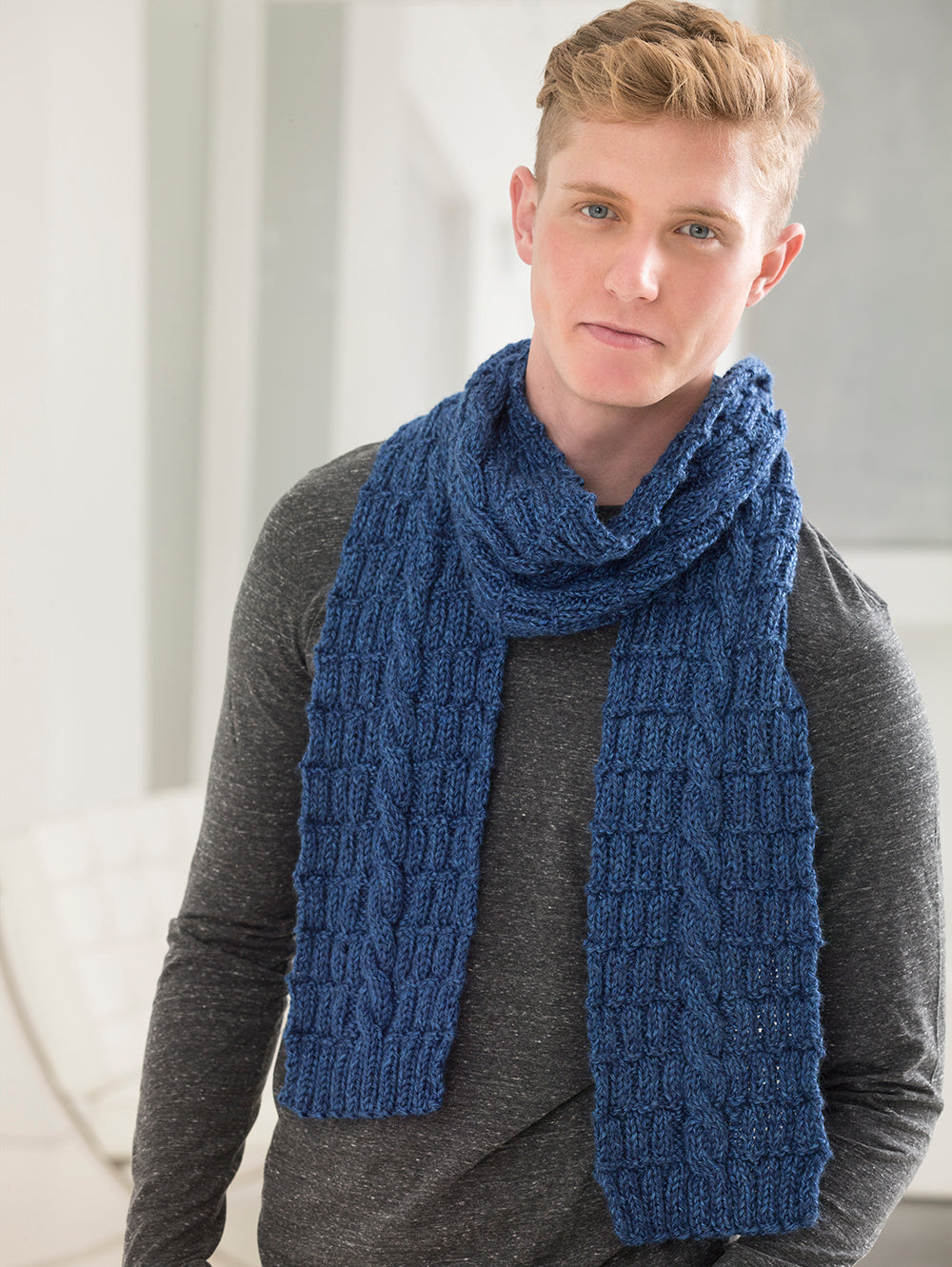 Sky's The Limit #Scarfie (Knit) – Lion Brand Yarn
