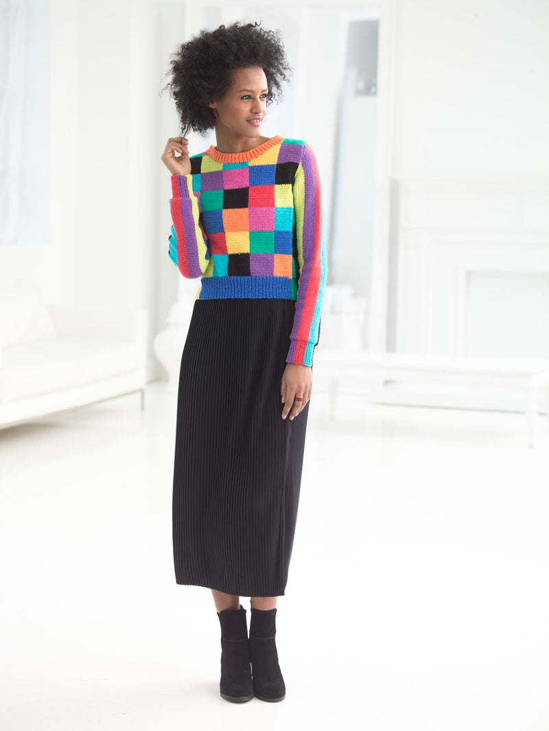 Color Grid Pullover (Knit) - Version 1