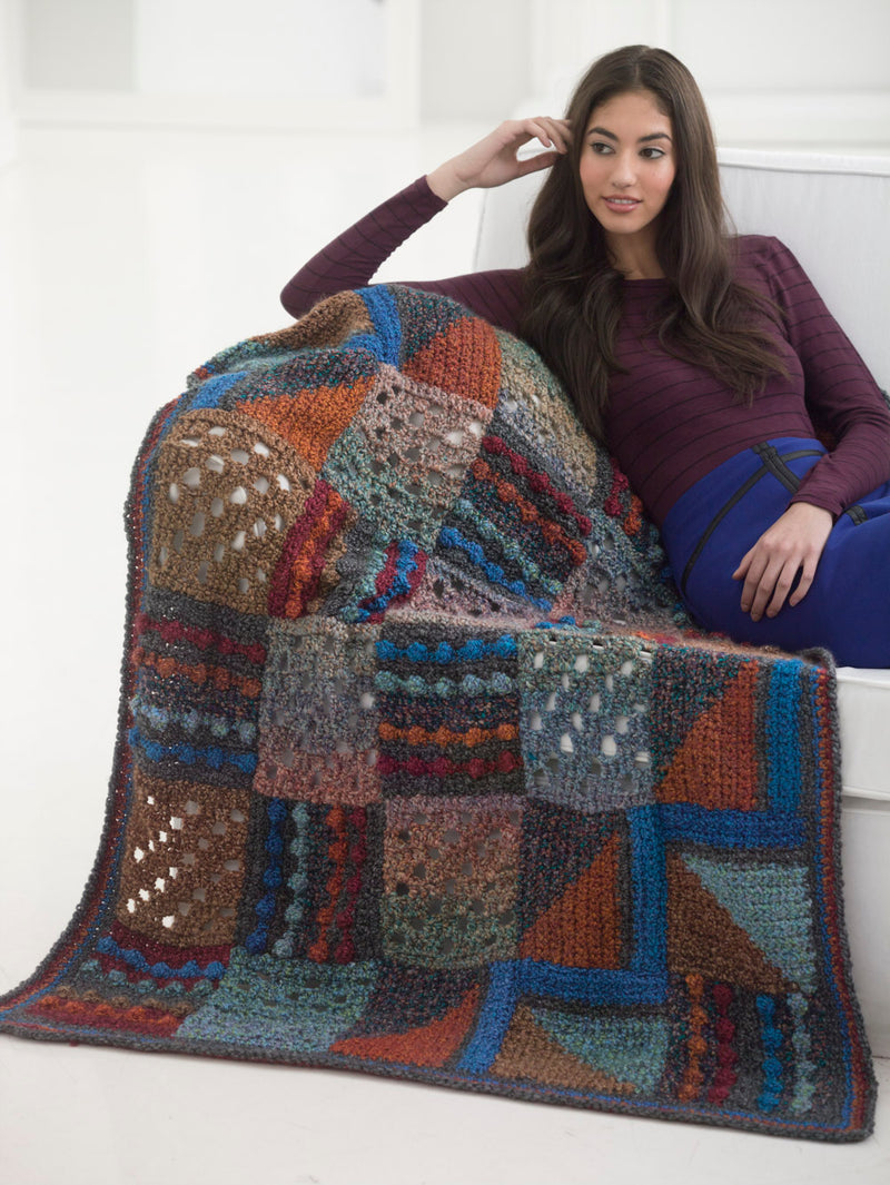 Color And Stitch Sampler Afghan (Crochet)
