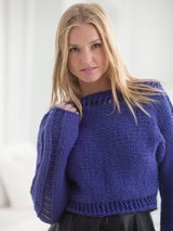 Cropped Drop Stitch Pullover (Knit) - Version 1 thumbnail