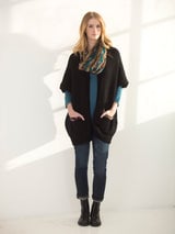 Easy Rectangle Cardigan And Cowl (Knit) thumbnail