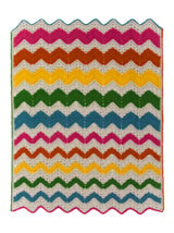 Ripple Rainbow Afghan (Crochet) thumbnail