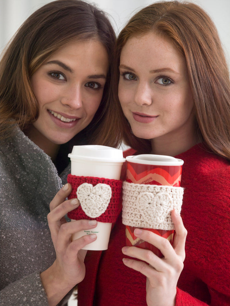 Warm Heart Cup (Crochet)