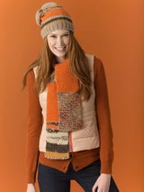 Level 2 - Easy Knit Scarf & Hat - Version 2 thumbnail
