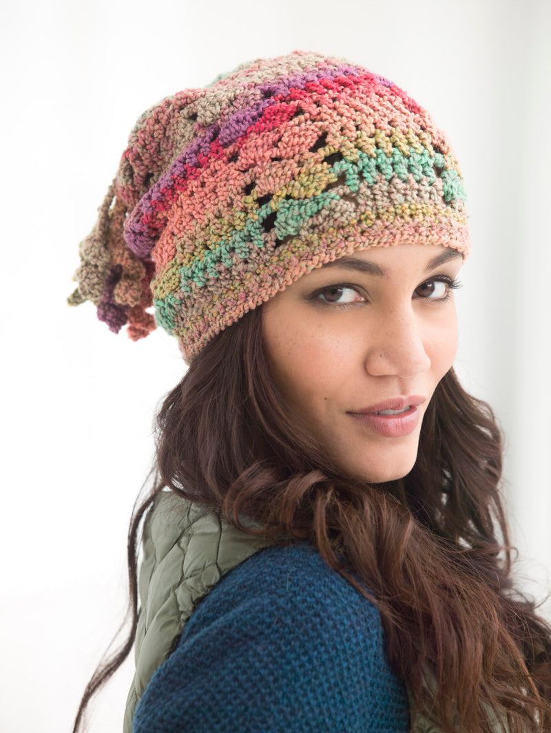 Easy Eyelet Hat (Crochet) – Lion Brand Yarn