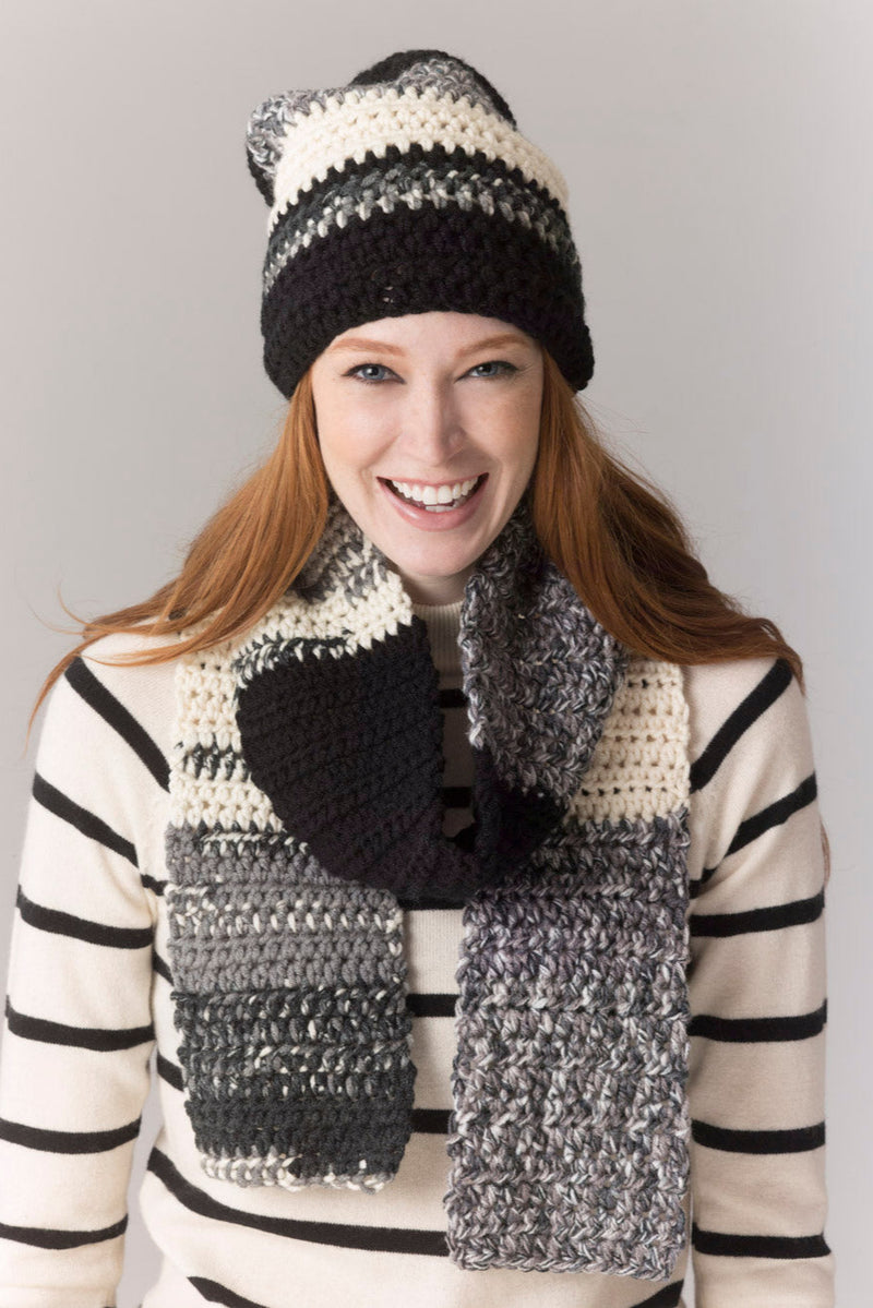 Level 2 - Easy Crochet Scarf & Hat - Version 5 image 1